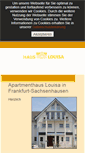 Mobile Screenshot of hotel-louisa.de